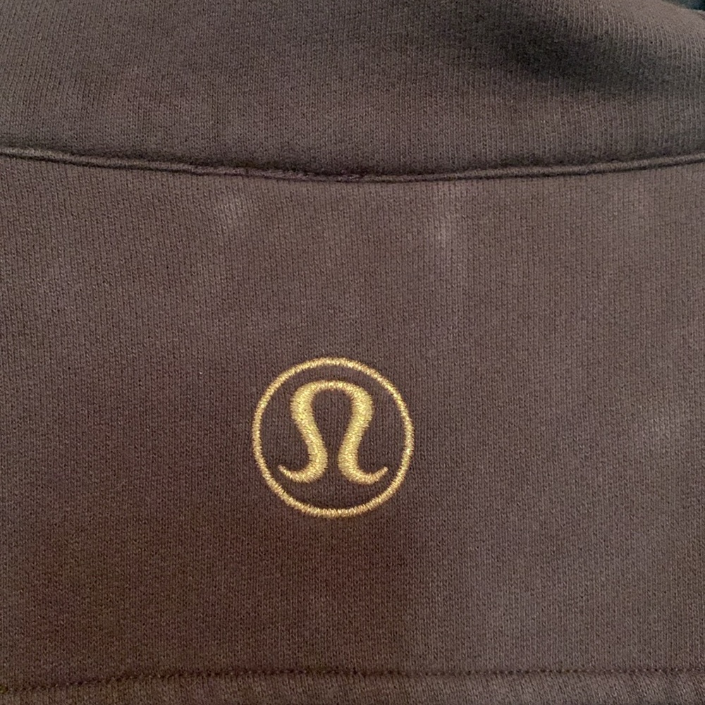 Lululemon Funnel Neck 1/4 Zip in “Espresso”  Scuba Size XL/XXL Rare - Picture 11 of 11